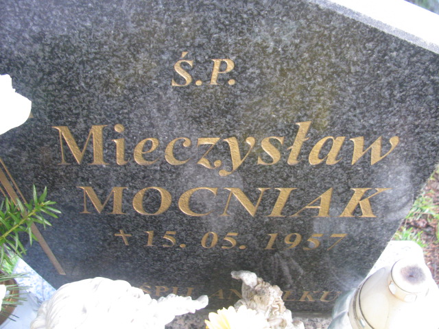 Mieczysław Mocniak 1957 Spytkowice - Grobonet - Wyszukiwarka osób pochowanych