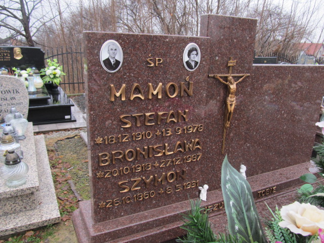 Stefan Mamoń 1910 Spytkowice - Grobonet - Wyszukiwarka osób pochowanych