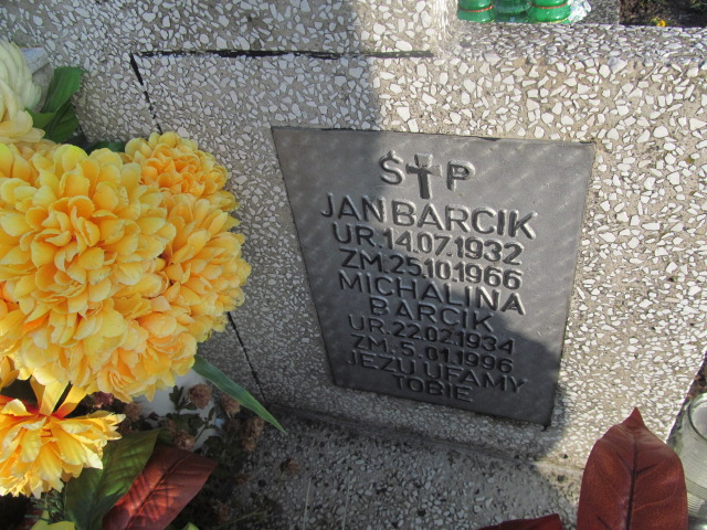 Jan Barcik 1932 Spytkowice - Grobonet - Wyszukiwarka osób pochowanych