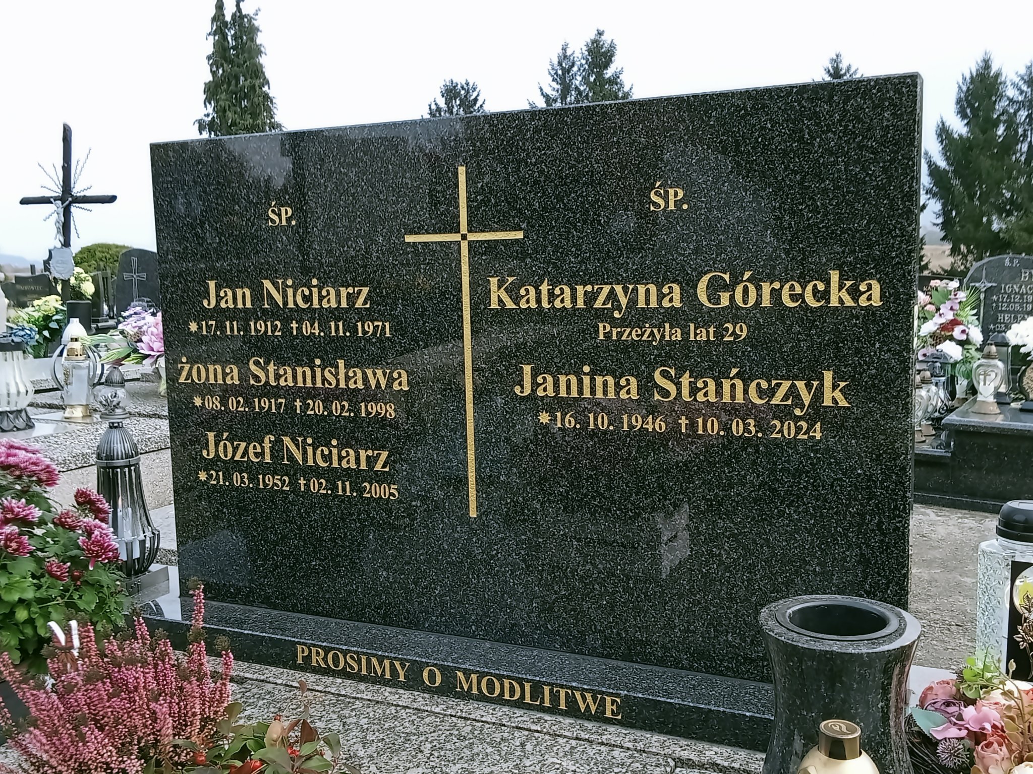 Katarzyna Górecka 1000 Spytkowice - Grobonet - Wyszukiwarka osób pochowanych