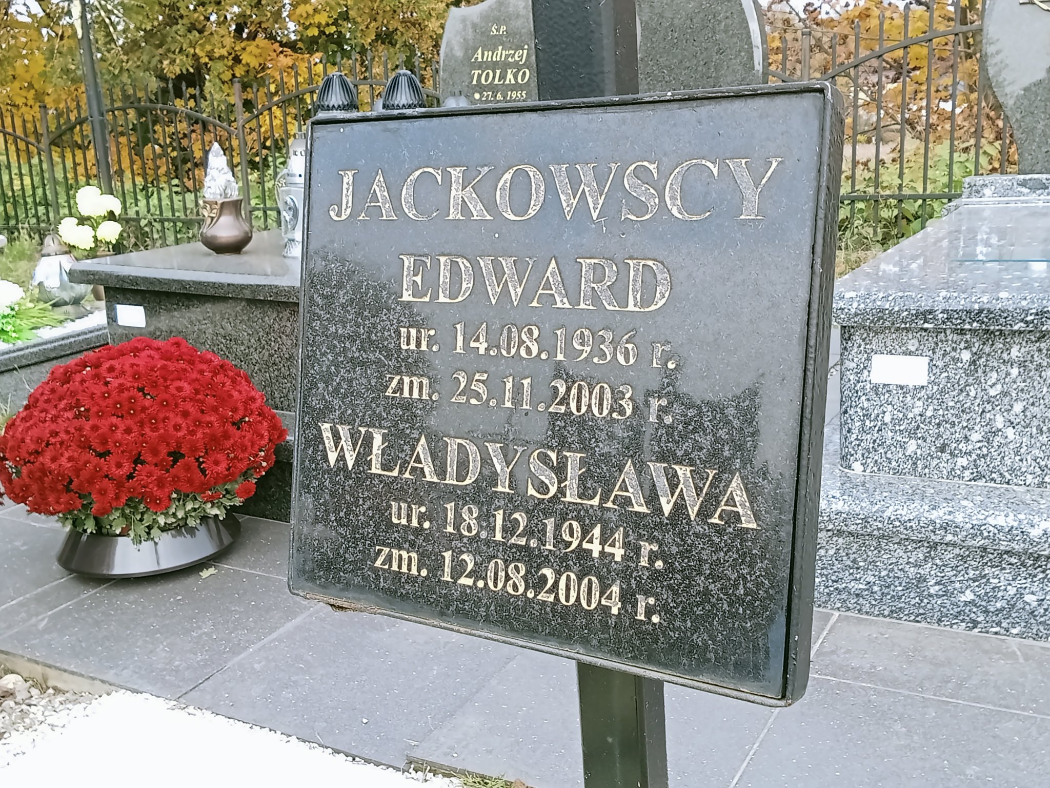 Władysława Jackowska 1944 Spytkowice - Grobonet - Wyszukiwarka osób pochowanych