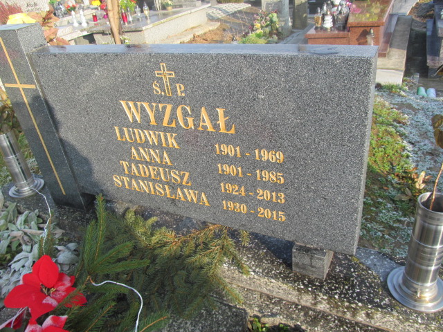 Grób Ludwik Wyzgał