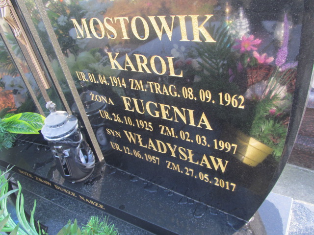 Grób Karol Mostowik