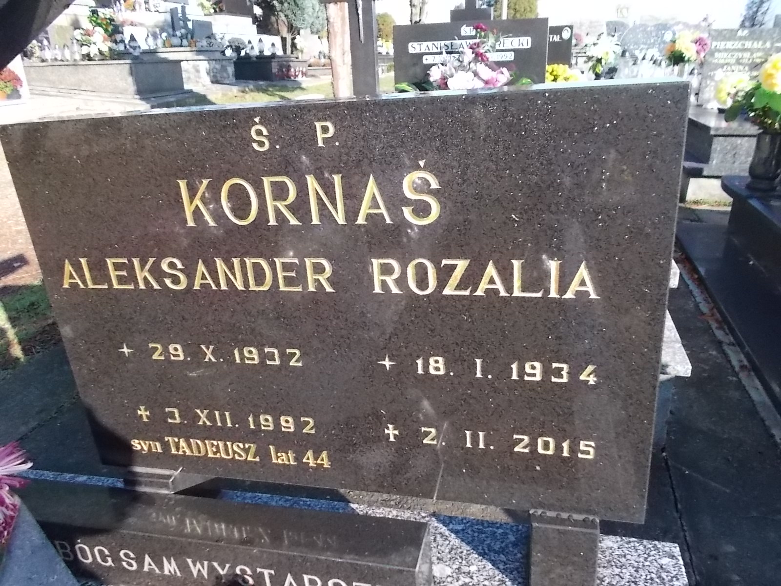 Tadeusz Kornaś 1000 Spytkowice - Grobonet - Wyszukiwarka osób pochowanych