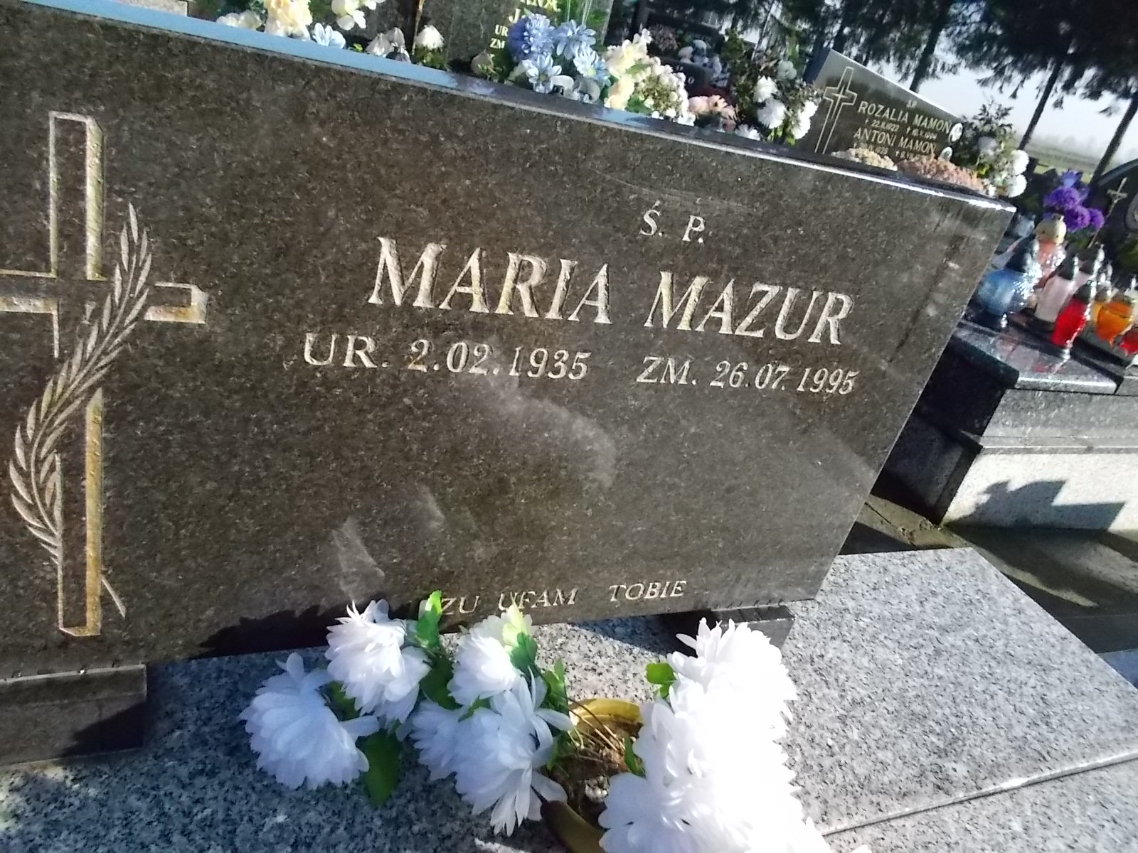 Maria Mazur 1935 Spytkowice - Grobonet - Wyszukiwarka osób pochowanych