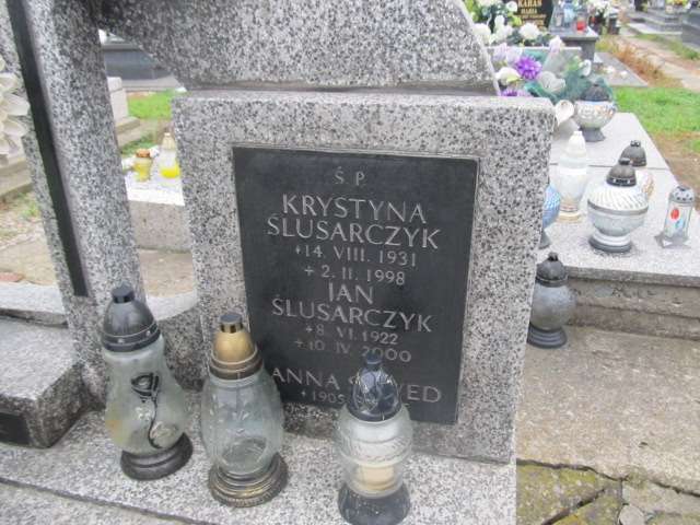 Krystyna Ślusarczyk 1931 Spytkowice - Grobonet - Wyszukiwarka osób pochowanych