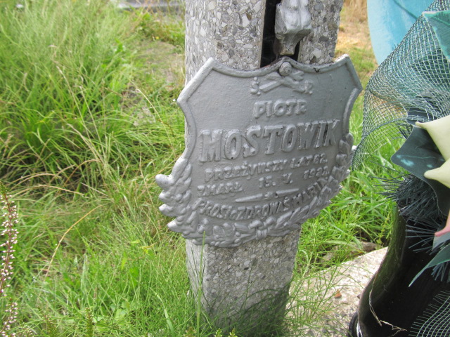 Piotr Mostowik Spytkowice - Grobonet - Wyszukiwarka osób pochowanych