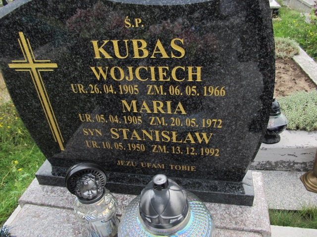 Maria Kubas 1905 Spytkowice - Grobonet - Wyszukiwarka osób pochowanych