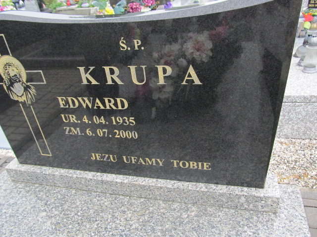 Edward Krupa 1935 Spytkowice - Grobonet - Wyszukiwarka osób pochowanych
