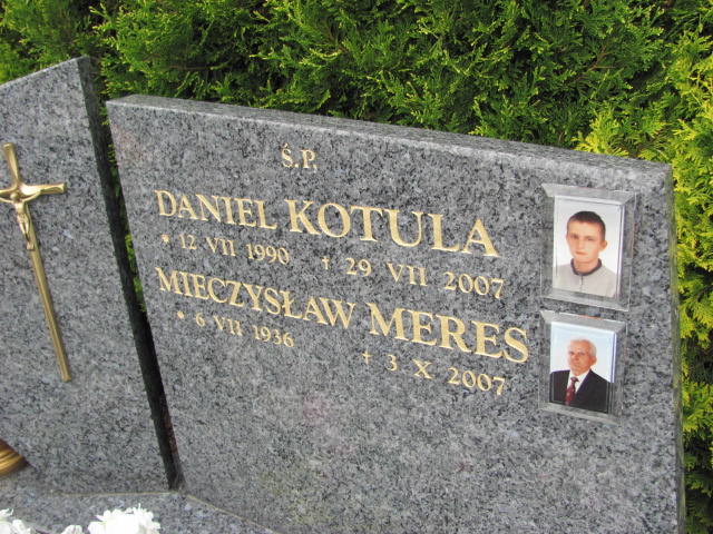 Daniel Kotula 1990 Spytkowice - Grobonet - Wyszukiwarka osób pochowanych