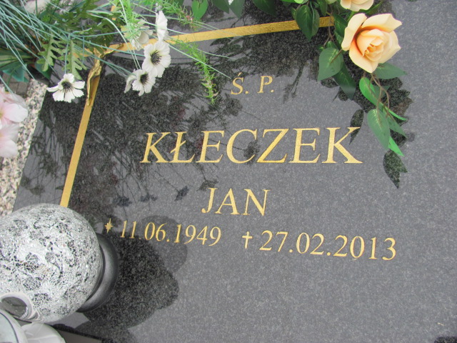 Jan Kłeczek 1949 Spytkowice - Grobonet - Wyszukiwarka osób pochowanych