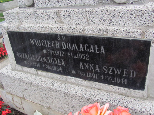 Wojciech Domagała 1912 Spytkowice - Grobonet - Wyszukiwarka osób pochowanych