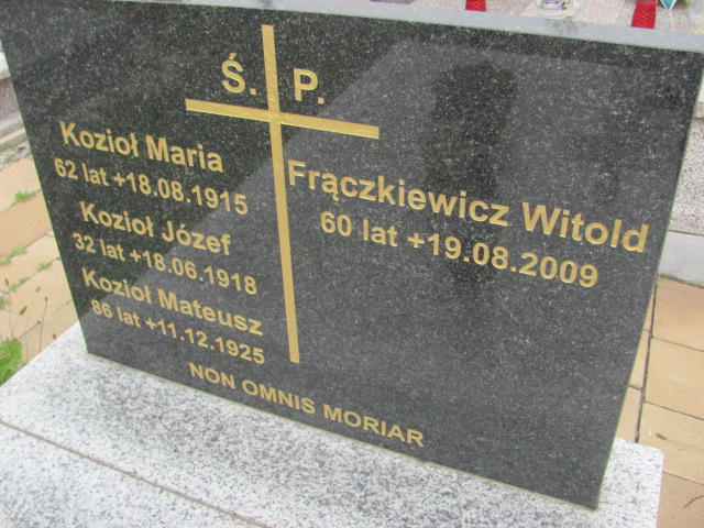 Grób Maria Kozioł